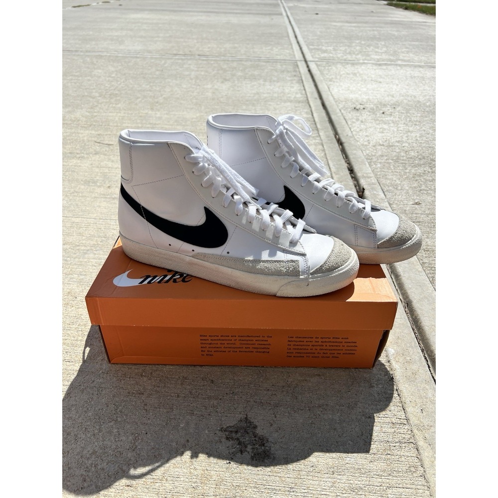 Nike Blazer Mid 77 VNTG White Black Size 13